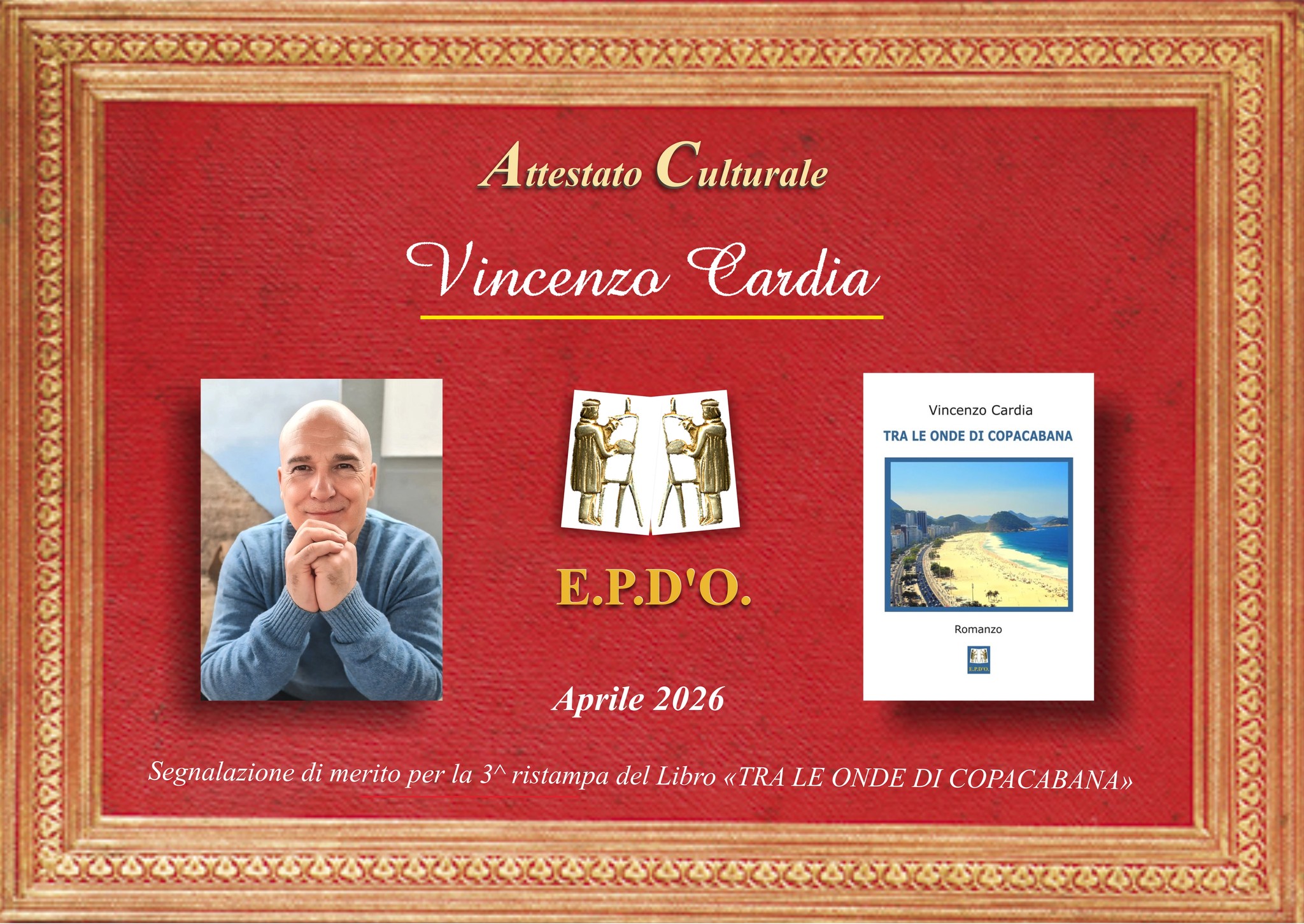 EPDO - Attestato Speciale Vincenzo Cardia